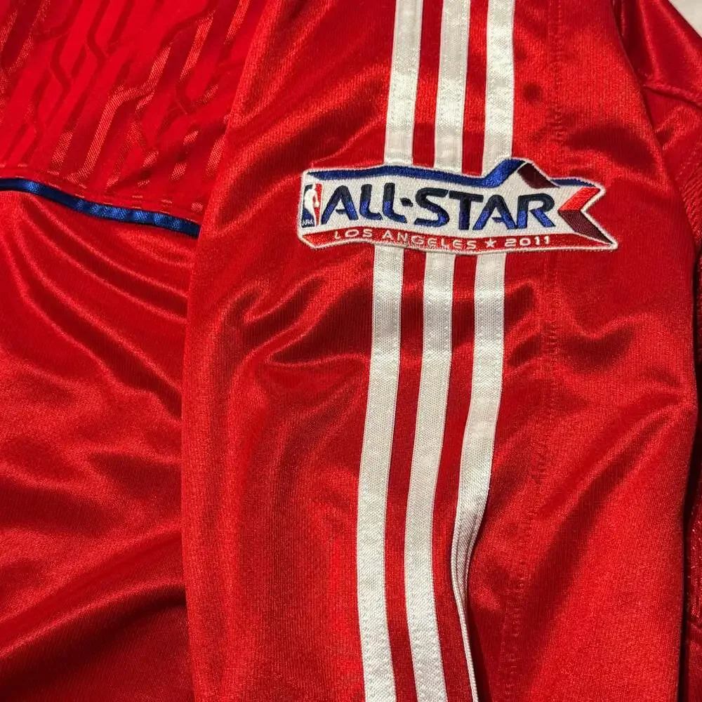 Adidas Los Angeles Clippers NBA On-Court Full Zip Warm-Up Jacket - Picture 12 of 13